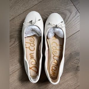 Sam Edelman Felicia Ballet Flats Bright White